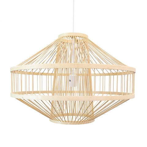 Bamboo Cage Pendant Light Natural Chic