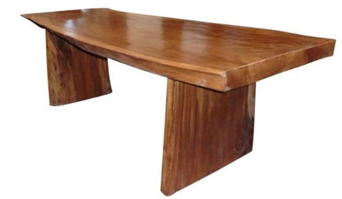 Tamarind Wood Thick Cut Dining Table - A Statement Piece!