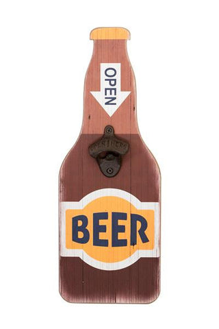 Beer Shaped Bottle Opener Wall Art