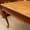 Antique Original Queen Anne Dining Table With Scalloped Edges - Farmhouse Shabby Chic