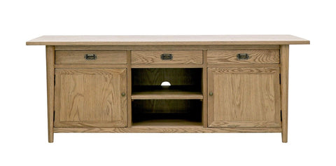 Vaasa Modern Contemporary American Oak Entertainment Unit / TV Cabinet