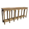 Rhett Recycled Cedar French Country Chic Interior Design Console Table / Hall Table