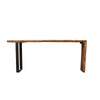 Rio Rustic Modern Wood Slab Console Table / Hall Table