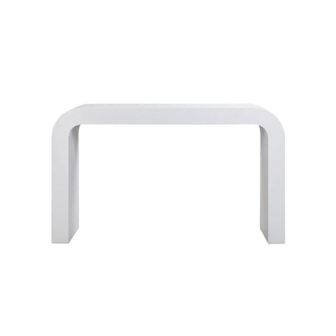White ‘Concrete Look’ Asahi Console Table / Hall Table