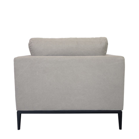 Tyson Comfortably Luxurious Modern Armchair Grey Colour