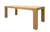 On Trend Solid Oak Dakota Dining Table Modern Chic