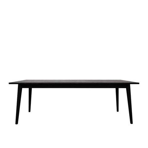 Vaasa Black Scandinavian Chic American Oak Dining Table