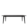 Vaasa Black Scandinavian Chic American Oak Dining Table