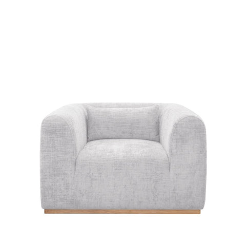 Melrose Luxurious Modern Armchair Baltic Cement Colour