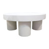 White ‘Concrete Look’ Tuba Coffee Table