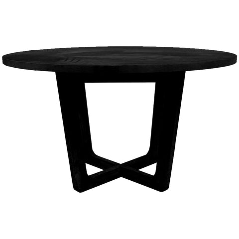 Ashburton Black Birch Round Dining Table - Modern Chic