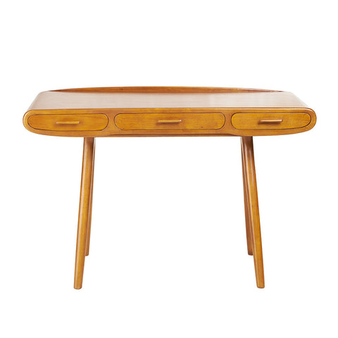 Classical 60s Bergen Desk / Console Table With Three Drawers