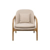 Sedona Natural Linen & Oak Frame Modern Occasional Chair / Lounge Armchair