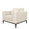 Tyson Comfortably Luxurious Modern Armchair Sand Colour