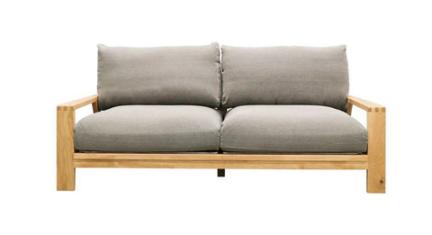 Laid Back Modern Cassel 3 Seater Sofa - Coastal Grey