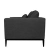 Tyson Comfortably Luxurious Modern Armchair Relaxed Black Colour