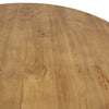 Round Mulhouse Salvaged Elm Wood French Farmhouse Chic Dining Table