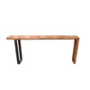 Rio Rustic Modern Wood Slab Console Table / Hall Table