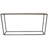 Long Rumba Antique Brass Modern Console Table / Hall Table