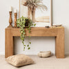 Rustic Reclaimed Elm Wood “Olma” Interior Design Console Table / Hall Table