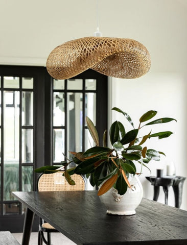 Organic Modern Bamboo Pendant Light