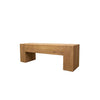 Rustic Reclaimed Elm Wood “Olma” Interior Design Bench With A Difference