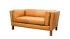 Modena Chestnut Leather Sofa / Lounge Two Seater