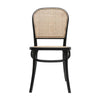 Bentwood Café Artistic Rattan Black Dining Chair