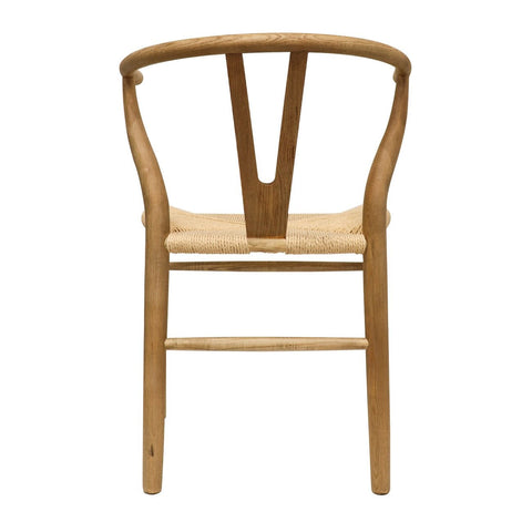 Joffre Dining Chair Rattan Weave & Oak Wood