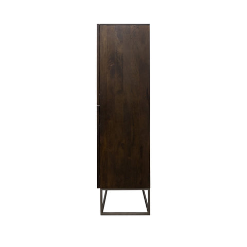 Felix Carved 4 Door Sideboard Cabinet / Cupboard Modern Chic