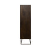 Felix Carved 4 Door Sideboard Cabinet / Cupboard Modern Chic