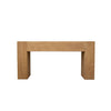 Rustic Reclaimed Elm Wood “Olma” Interior Design Console Table / Hall Table