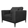 Tyson Comfortably Luxurious Modern Armchair Relaxed Black Colour