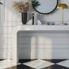White ‘Concrete Look’ Asahi Console Table / Hall Table