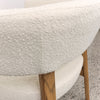 Tulsa Cream Boucle Modern Occasional Lounge Armchair