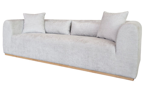 Modern Chic Melrose 3 Seater Sofa / Lounge / Couch - Baltic Cement Colour