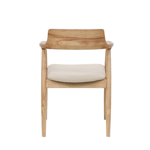 Ealing Dining Chair Natural Linen - Haute Couture