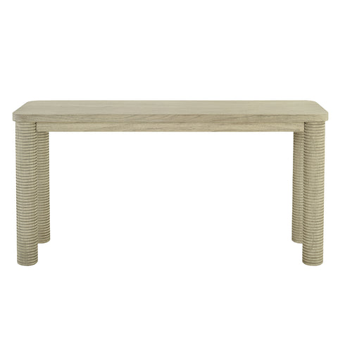Riad Console Table / Hall Table Carved Circle Geometric Design
