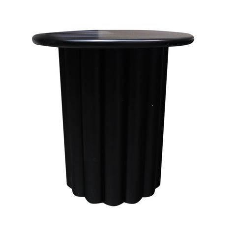 Haru Modern Art Black Side Table / Bedside Table