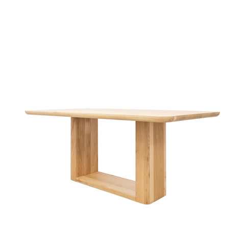 Oregon Architectural Modern Oak Wood Dining Table