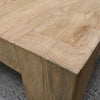 Rustic Reclaimed Elm Wood “Olma” Interior Design Coffee Table