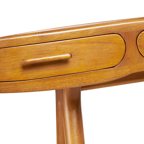 Classical 60s Bergen Desk / Console Table With Three Drawers