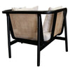Torana Oak & Rattan Cane Designer Armchair / Occasional Chair