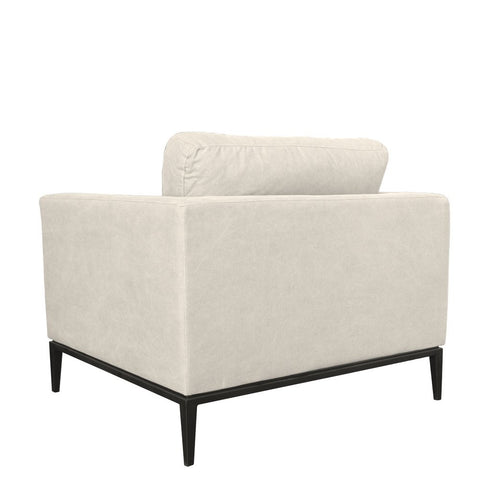 Tyson Comfortably Luxurious Modern Armchair Sand Colour