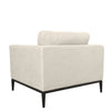 Tyson Comfortably Luxurious Modern Armchair Sand Colour