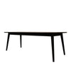 Vaasa Black Scandinavian Chic American Oak Dining Table