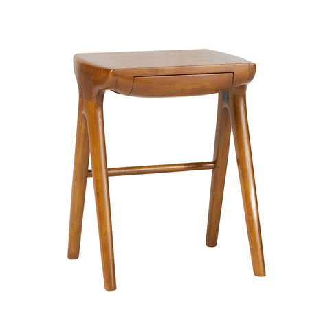 Classical Sixties Bergen 40cm Side Table / Bedside With Drawer