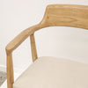Ealing Dining Chair Natural Linen - Haute Couture