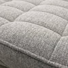 Soho Modular Contemporary Ottoman - Silver Grey