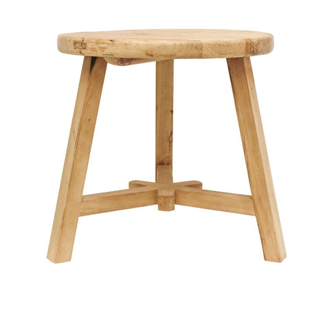Reclaimed Elm Parq Side Table / End Table - Handcrafted Farmhouse Chic